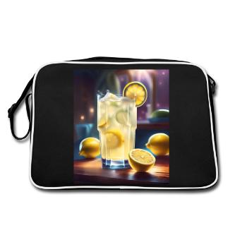 Jus de citron aigre - Sac Retro - noir/blanc - Dos