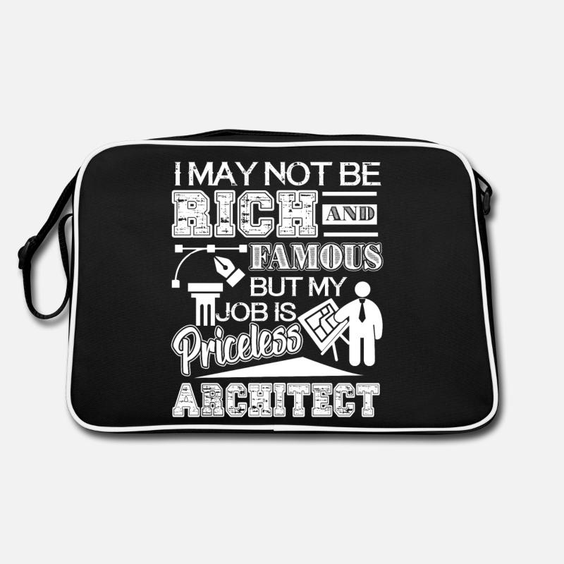 Architect My Job Is Priceless Retro Bag