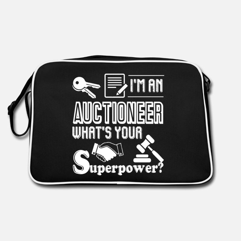 Auctioneer I am An Auctioneer Retro Bag