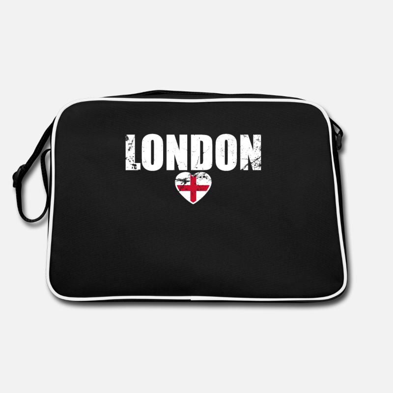 Londres Angleterre Vintage Drapeau anglais Anglais Sac Retro