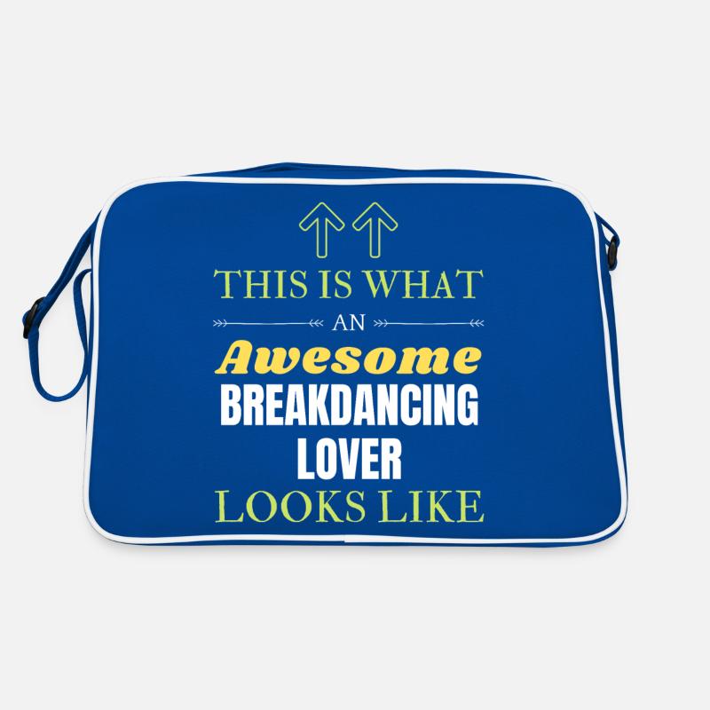 So sieht ein geiler Breakdance-Liebhaber aus l Retro Tasche