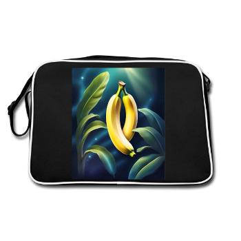 Design de banane cool - Sac Retro - noir/blanc - Dos