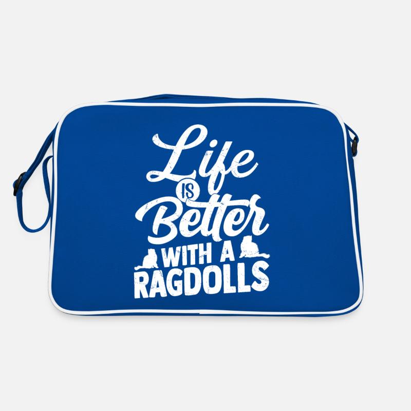 Live Is Better With A Ragdolls Kitten Owner Cat Retro Tasche