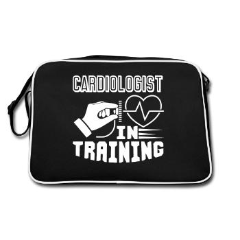 Cardiologist Cardiologist In Training - Retro Bag - black/white - Back