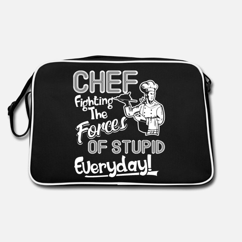 Chef Fighting The Forces Retro Bag