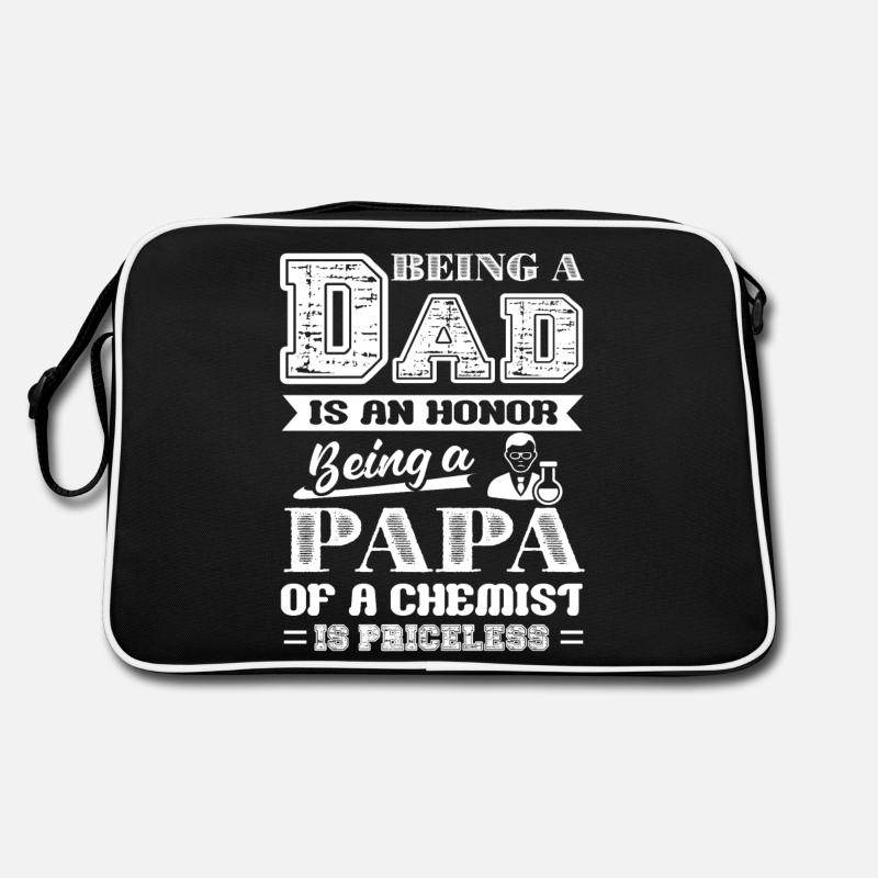 Being A Papa Of A Chemist Is Priceless Retro Bag