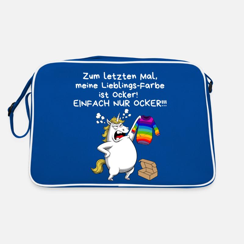 Karneval Geburtstag Einhorn Lustig Geschenk Comic Retro Tasche