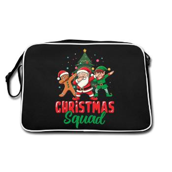 Escouade de Noël Père Noël Dab - Sac Retro - noir/blanc - Dos