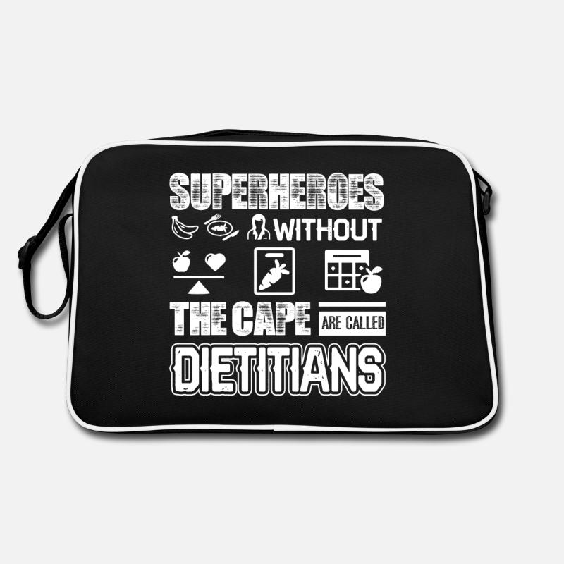 Dietitian Proud To Be A Dietitian - Retro Bag - black/white