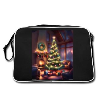 Christmas Eve - Retro Bag - black/white - Back