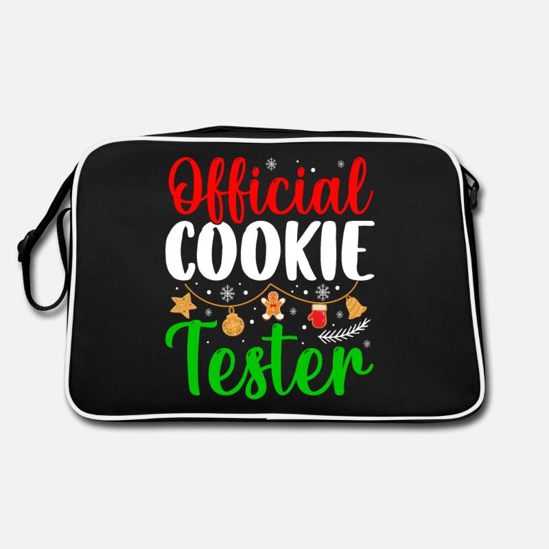 Official Cookie Tester Sweets Christmas Retro Bag