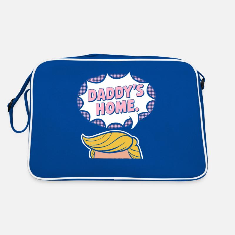 Daddy's home pink Pop 2024 Art Geschenk Idee Retro Tasche