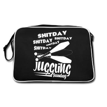 Juggling Love Juggling - Retro Bag - black/white - Back