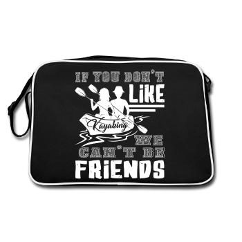 Kayaking If You Don't Like Kayaking - Retro Bag - black/white - Back