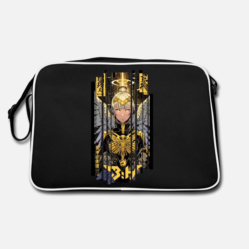 Ver.1 - Cyborg Engel oder Kanji Retro Tasche