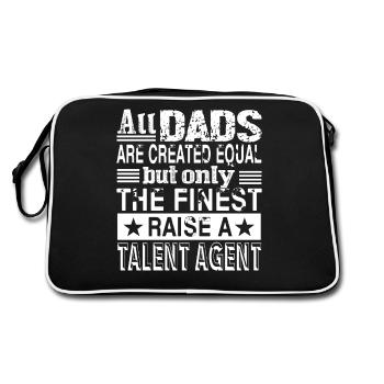 Talent Agent Talent Agent Dad - Retro Bag - black/white - Back