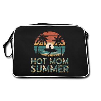 hot mom summer - surf - Sac Retro - noir/blanc - Dos