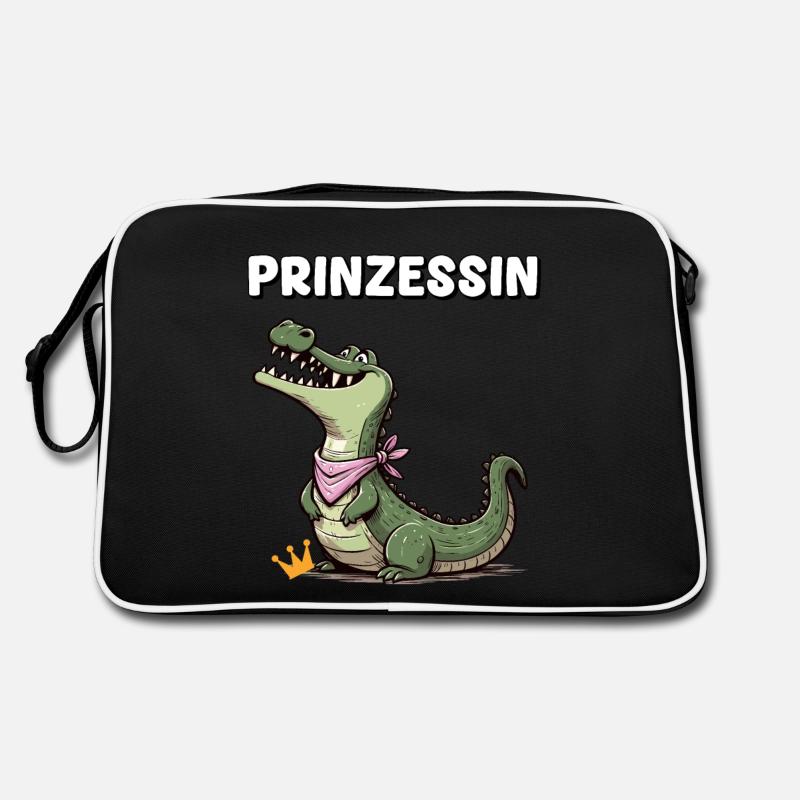 Carnaval Crocodile Princesse Cologne Alaaf Manger Sac Retro