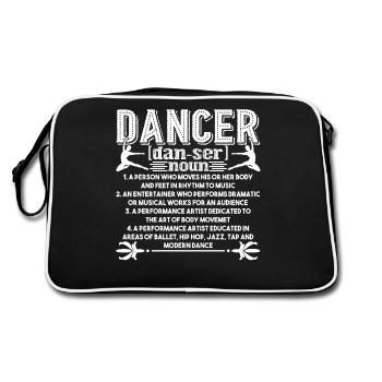 Dancer Definition - Retro Bag - black/white - Back