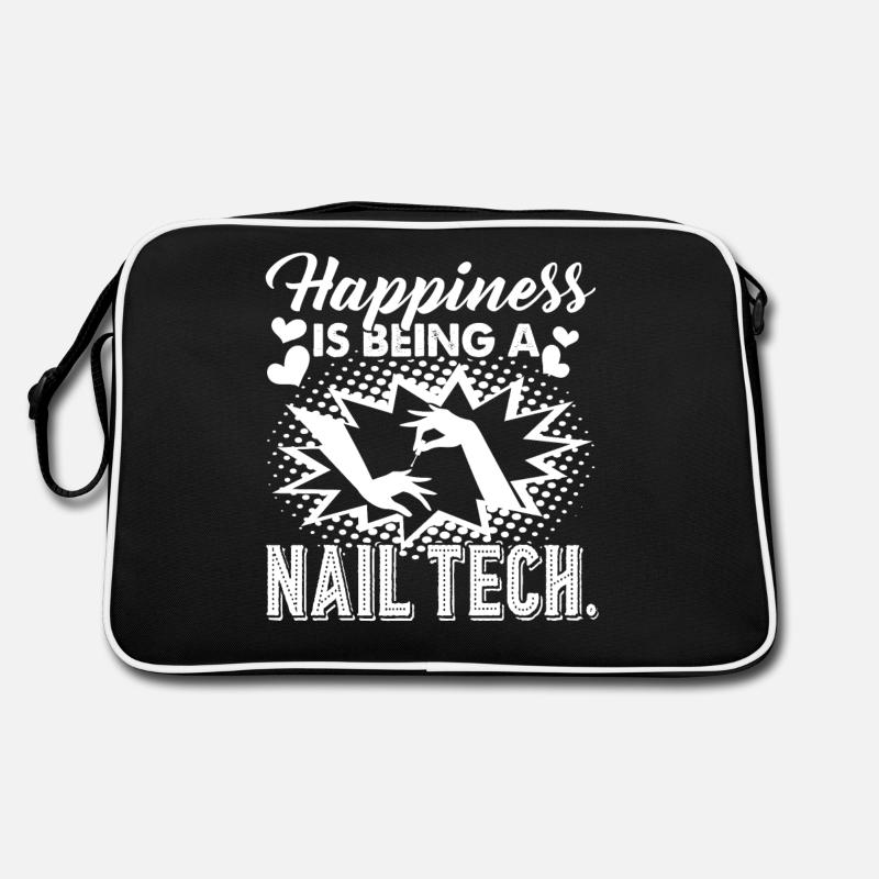 Nail Tech Happiness Is Being A Nail Tech Retro Bag