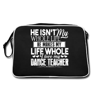 Security Guard I Love My Security Guard - Retro Bag - black/white - Back