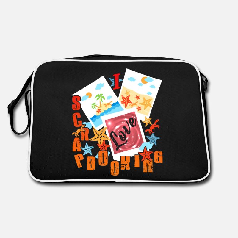 I Love Scrapbooking Funny Scrapbooking Retro Bag