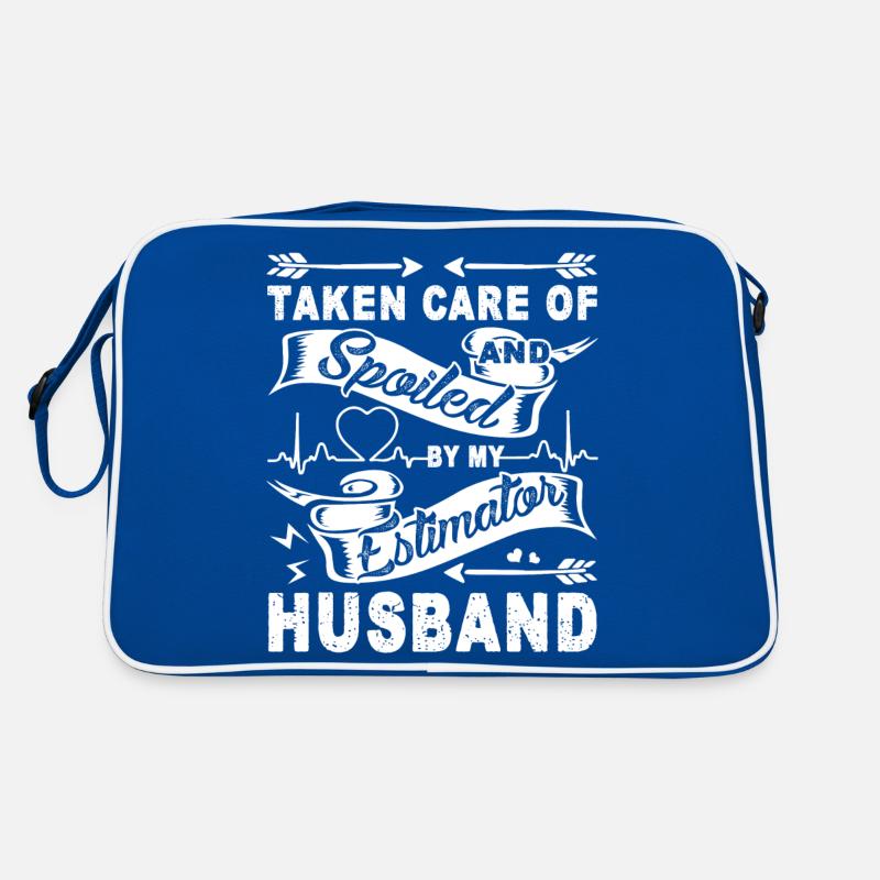 Spoiled By My Estimator Husband Retro Bag