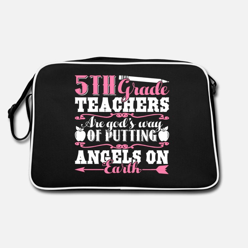 God Made 5th Grade Teachers Retro Bag