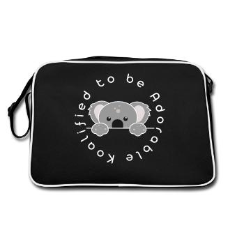 Koalified to be adorable - Retro Bag - black/white - Back