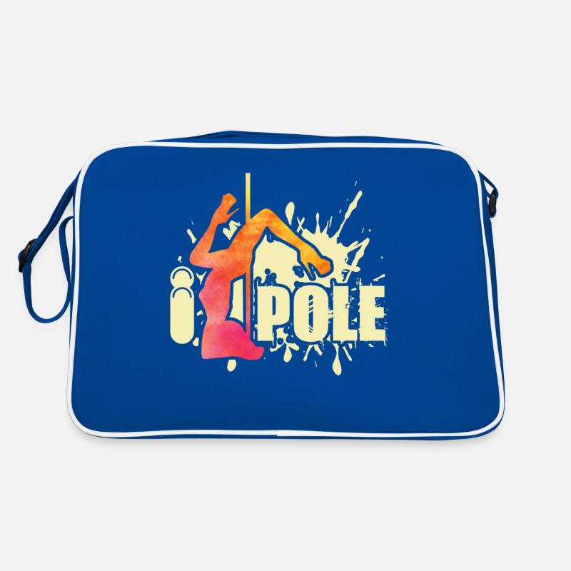Funny Pole Dancer Retro Bag