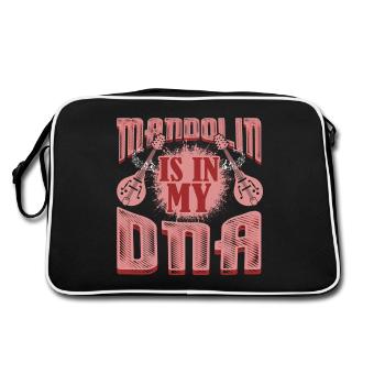Mandolin Is In My DNA - Retro Bag - black/white - Back