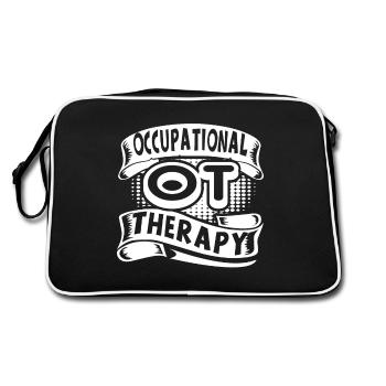 Love To Be Occupational Therapist - Retro Bag - black/white - Back