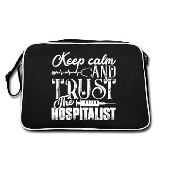 Hospitalist Trust The Hospitalist - Retro Bag - black/white - Back