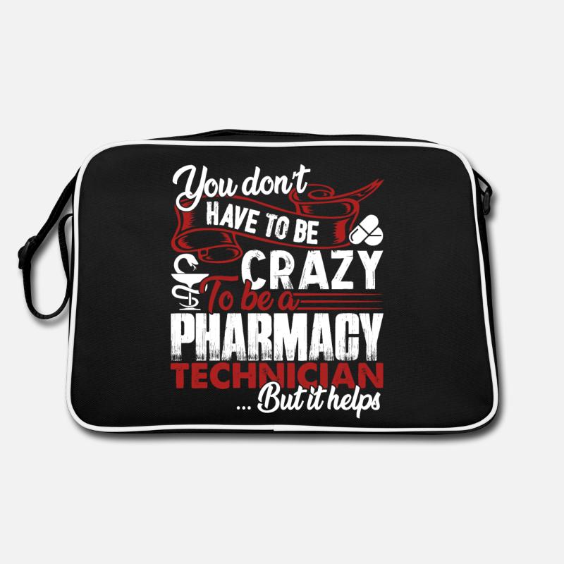 Pharmacy Technician Crazy Pharmacy Technician Retro Bag