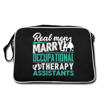 Marry Occupational Therapy Assistants - Retro Bag - black/white - Back