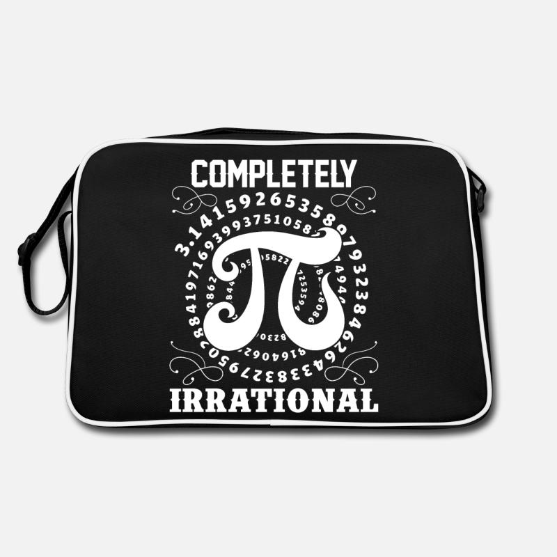 Pi Day Pi Completely Irrational Retro Bag