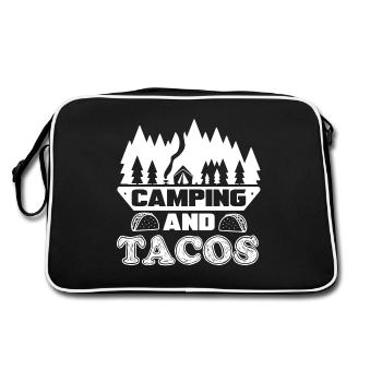 Camping Camping and Tacos - Retro Bag - black/white - Back