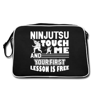 Ninjutsu First Ninjutsu Lesson Is Free - Retro Bag - black/white - Back