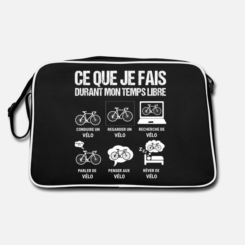 Ce que je fais durant mon temps libre velo Sac Retro