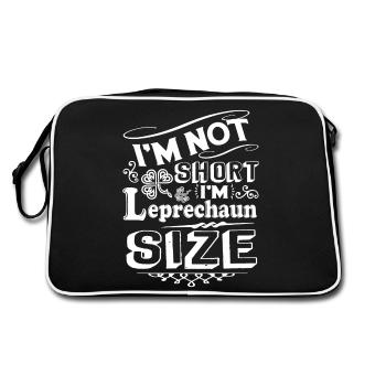 St Patrick's Day I am Leprechaun Size St Patrick - Retro Bag - black/white - Back