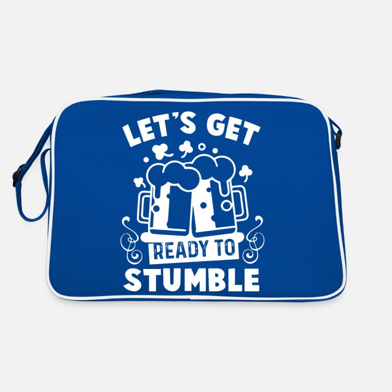 St Patrick's Day Get Ready To Stumble Retro Bag