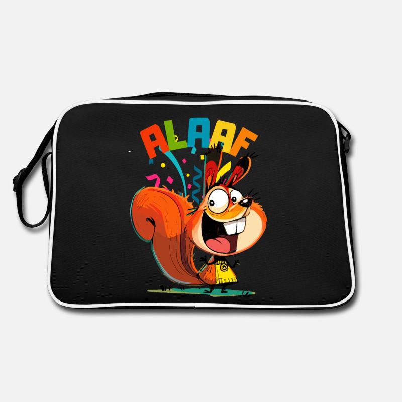 Carnival Squirrel Kölle Alaaf Cologne Funny Retro Bag