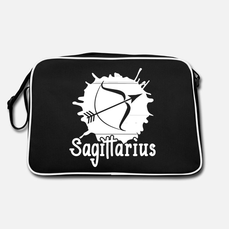 Sagittarius Sagittarius Zodiac Star Retro Bag