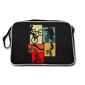 Vélo Rétro - Sac Retro - noir/blanc - Dos