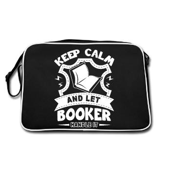 Booker Let Booker Handle It - Retro Bag - black/white - Back