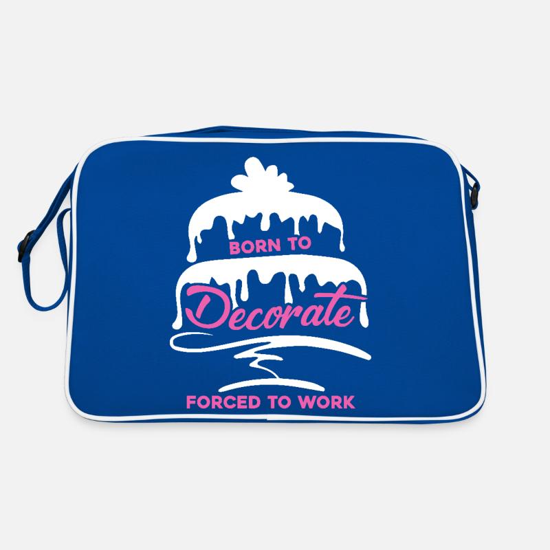 Cake Decorator Born To Cake Decorator Retro Bag