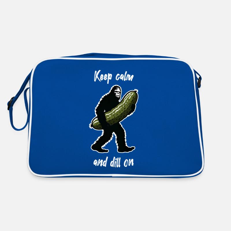 Restez calme et continuez à aller à l’aneth. Cornichon Aneth Bigfoot Sasquat Sac Retro