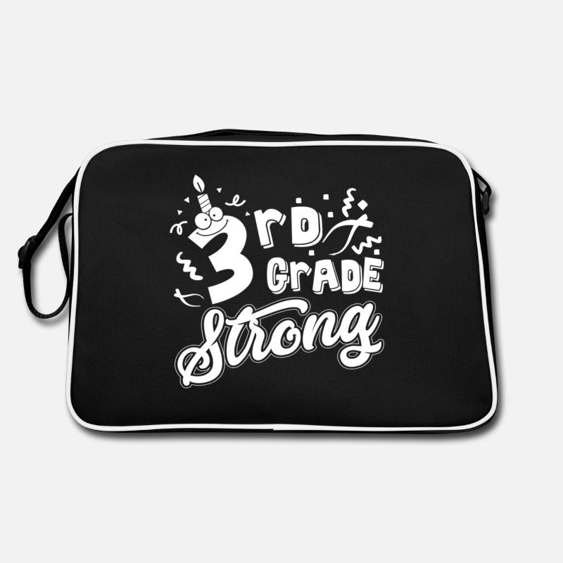3rd Grade Teacher 3rd Grade Strong Retro Bag