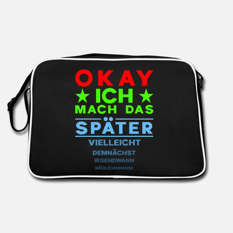Okay, I'll do that later - funny procrastination Retro Bag