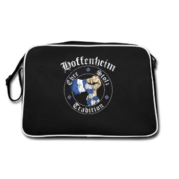 Hoffenheim Ehre Stolz Tradition No II - Retro Tasche - Schwarz/Weiß - Hinten